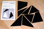 Bill Gosper's Shards of Samos Geometric Puzzle in Black Bill Gosper's Shards of Samos Geometric Puzzle in Black