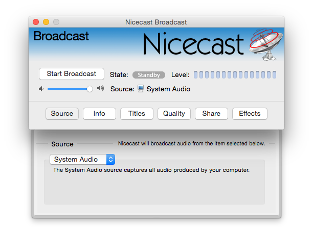 nicecast automatic gain control