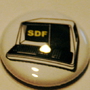 SDF 1 inch Standard Badge (TYPE grn  y  blu  pink or w)